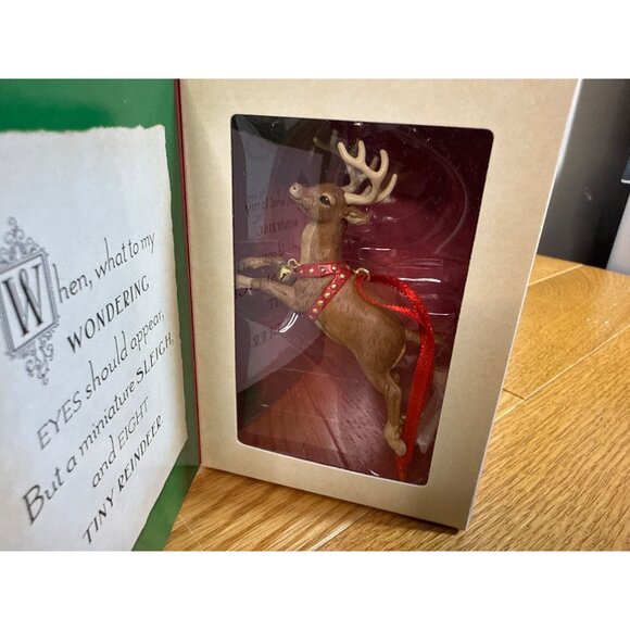Hallmark Keepsake Ornaments "Not Even A Mouse" & "Tiny Reindeer" Christmas Decor - Picture 6 of 7